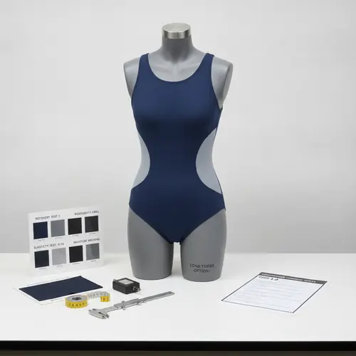 Costume intero a compressione in stile Summersalt con pannelli di supporto e opzione per busto lungo